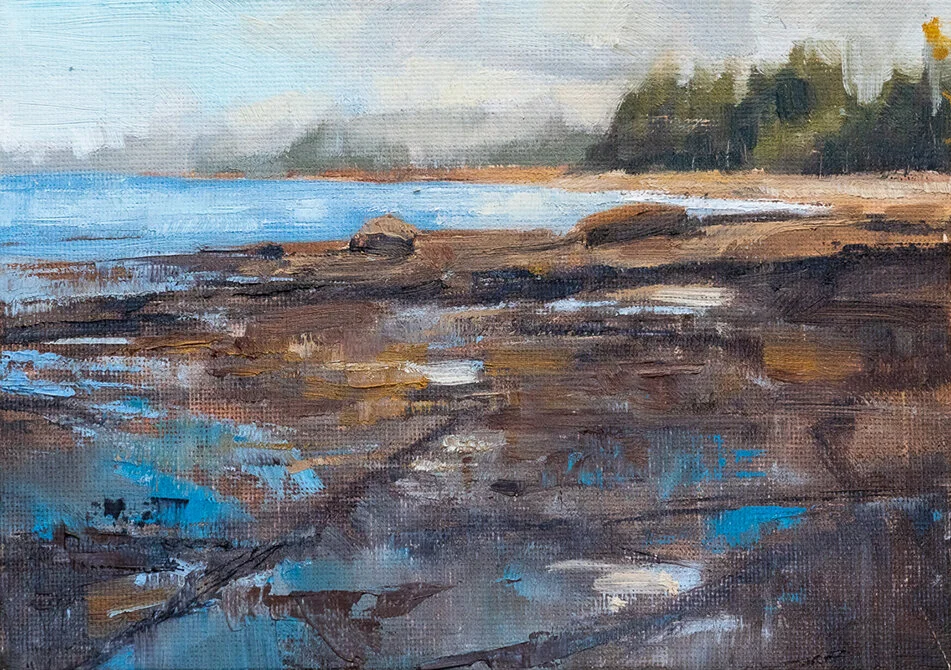 West Coast Trail Study Painting