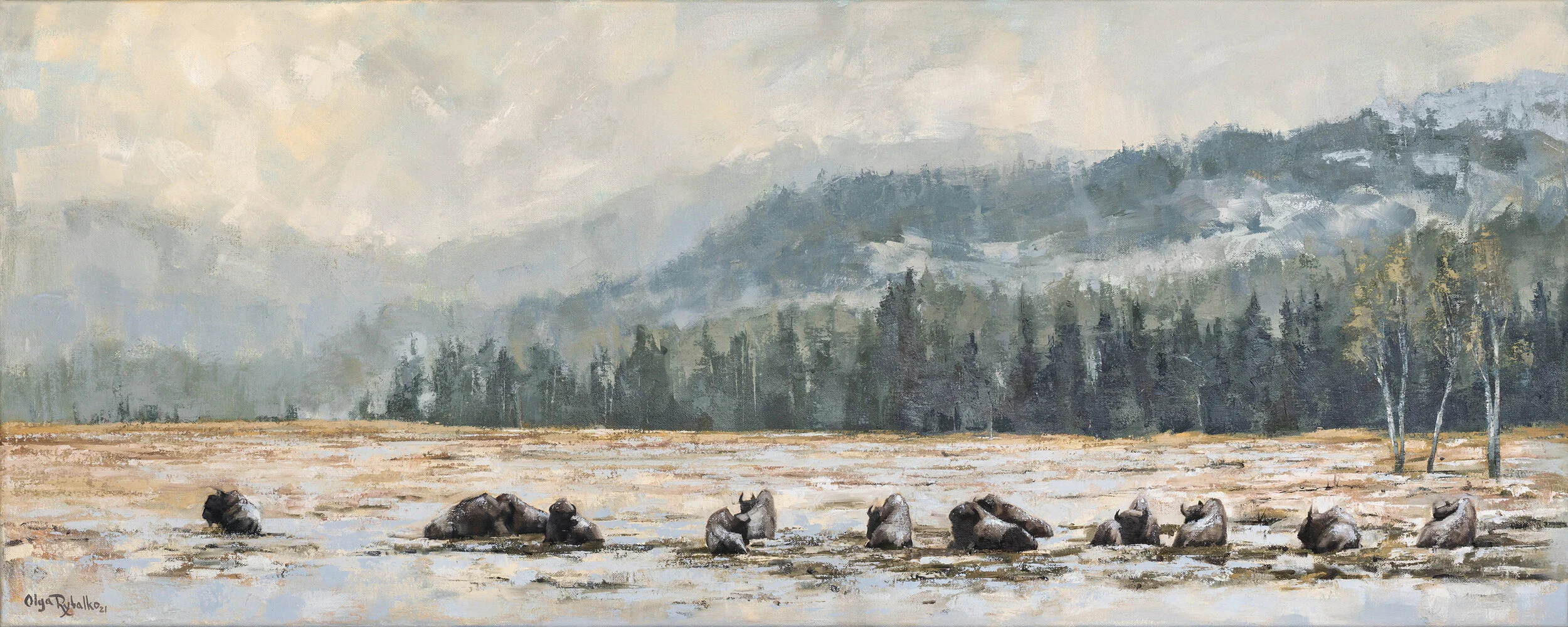 Bison in the snow 16 x 40 100 dpi.jpg