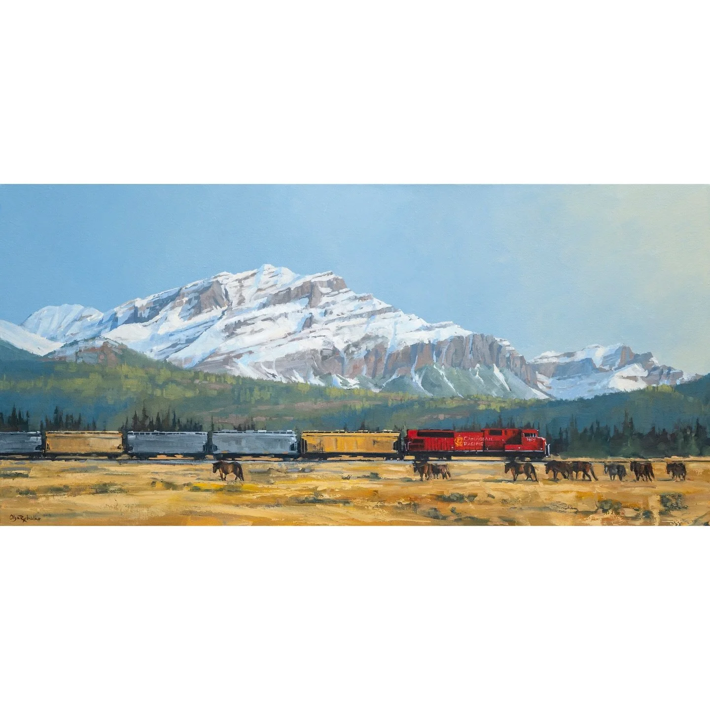 Some of my favourite details from &ldquo;Old Lands and New Beginnings&rdquo;. This piece flowed off the brush like it want wanted to paint itself.

18.5 x 38 inches, oil on canvas

#oilpainting #artdetails #railwayart #canadianartist