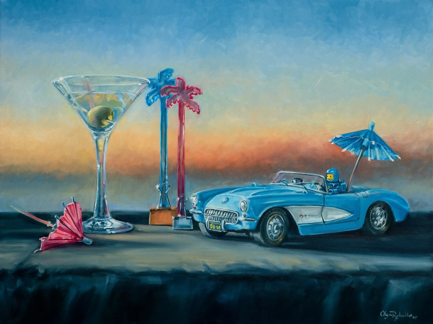 I designed this piece with Miami vibes in mind, bold colour, a bit of flash, and some unexpected fun. Sometimes still life just needs to feel like a party. 🎉

&ldquo;L&eacute; Go&rdquo;
18 x 24 inches, oil on canvas

#stilllife #oilpainting #miamivi