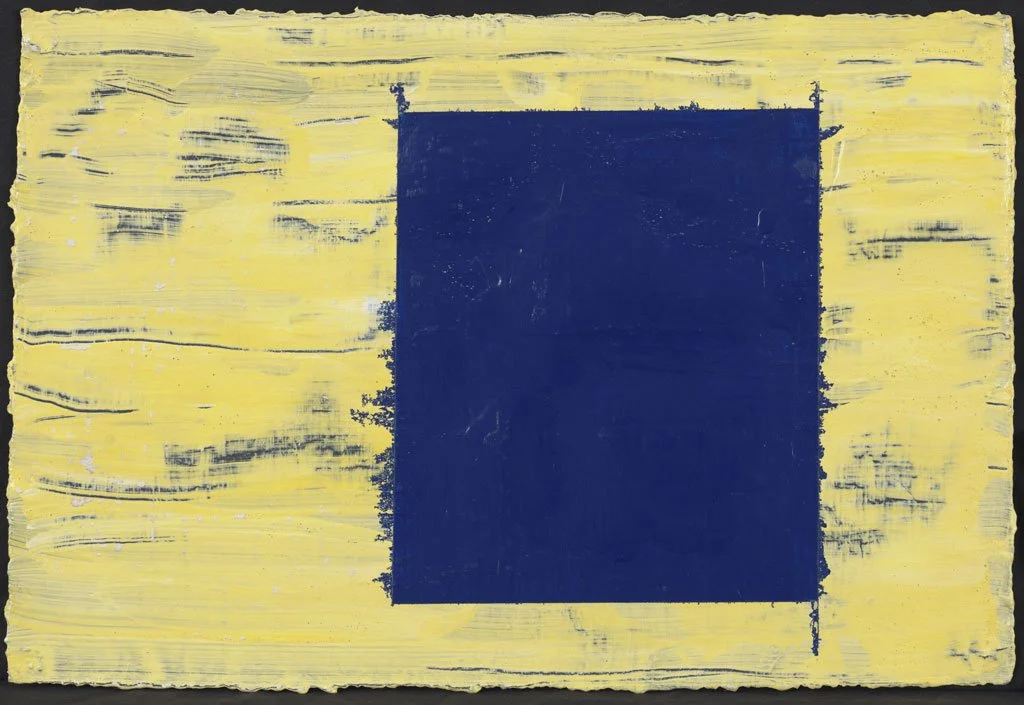 "Untitled (Dead Weight #2)" — Acrylic & Enamel on Archival Paper 9” x 13.25” 2014