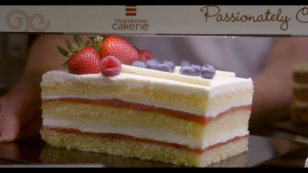 Layer cake featured in The Original Cakerie production