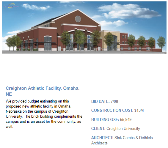 Creighton Athletic Facility