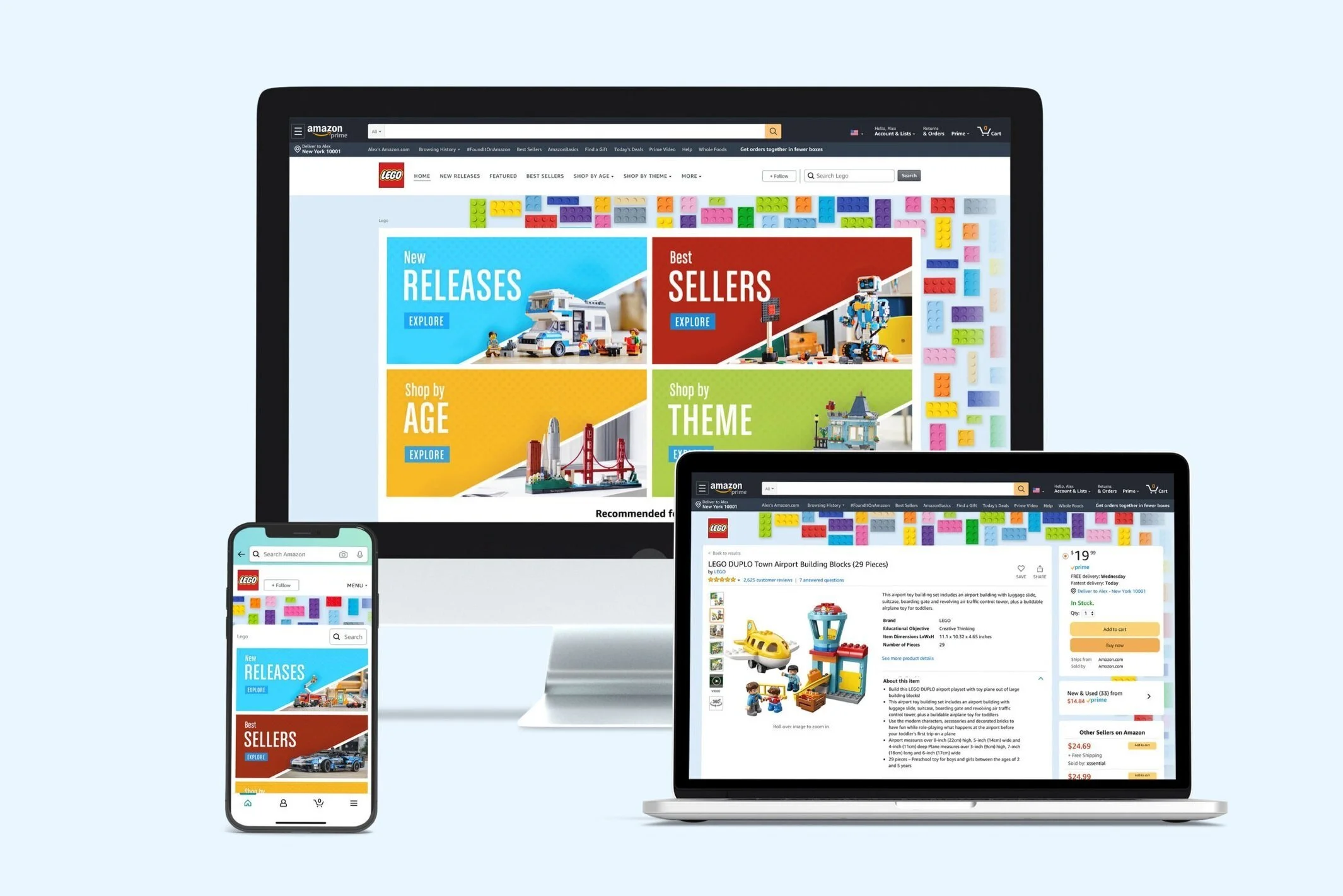 The Brand Skin evolved to frame the content on pages– to drive more authenticity and signposting, helping shoppers connect with these brands whether inside the Amazon Store or on a different brand product page.