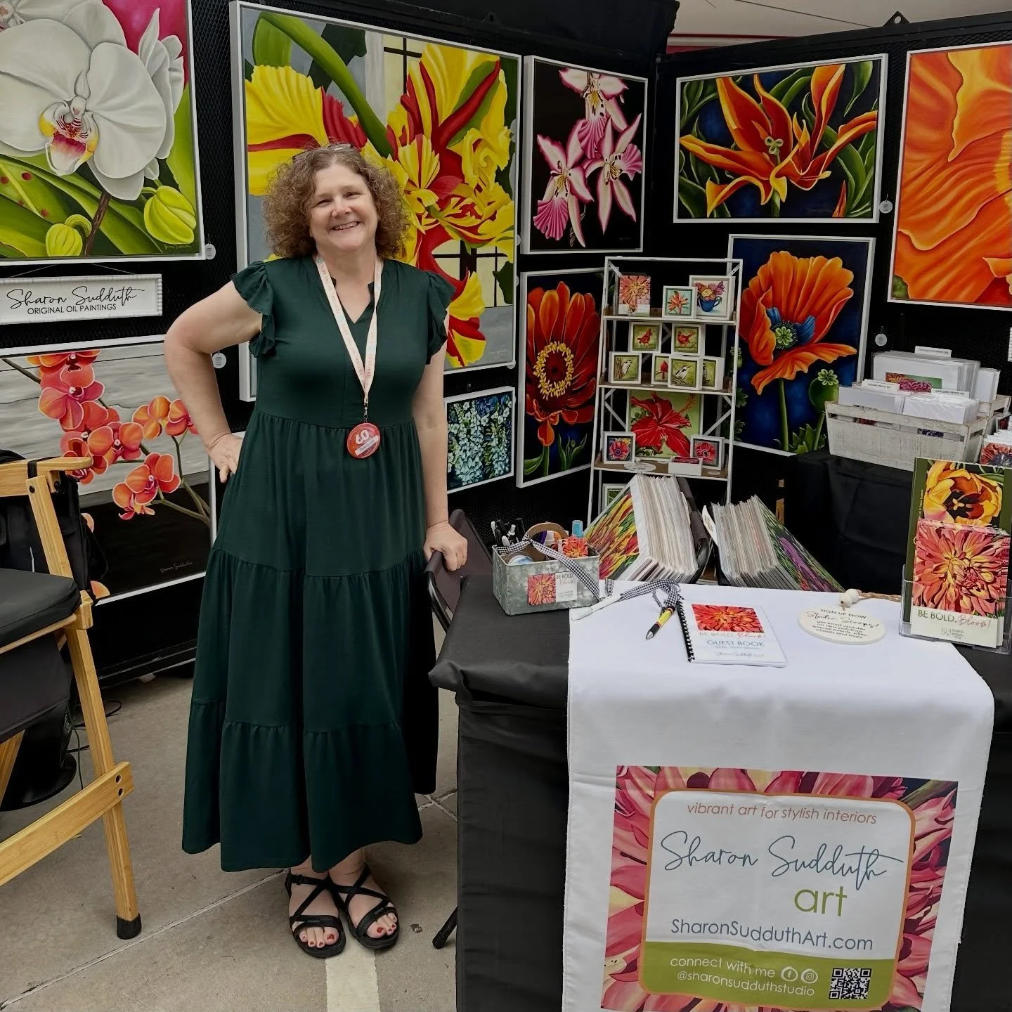 Hello Y&rsquo;all! ☀️ OKCFA Booth 4B - I am setup and everyone has been enjoying the Angels and Friends VIP event tonight. Oklahoma City Festival of the Arts officially opens to the public tomorrow. We will be here Thursday - Sunday. I&rsquo;m excite