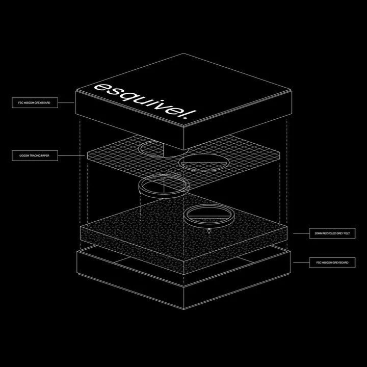 Branding and packaging design for bespoke jewellery designer and maker @esquivel.jewellery 
.
As part of the packaging we created a code and icon system which would flex depending on the jewellery silhouette, creation date and edition
.
The visual id