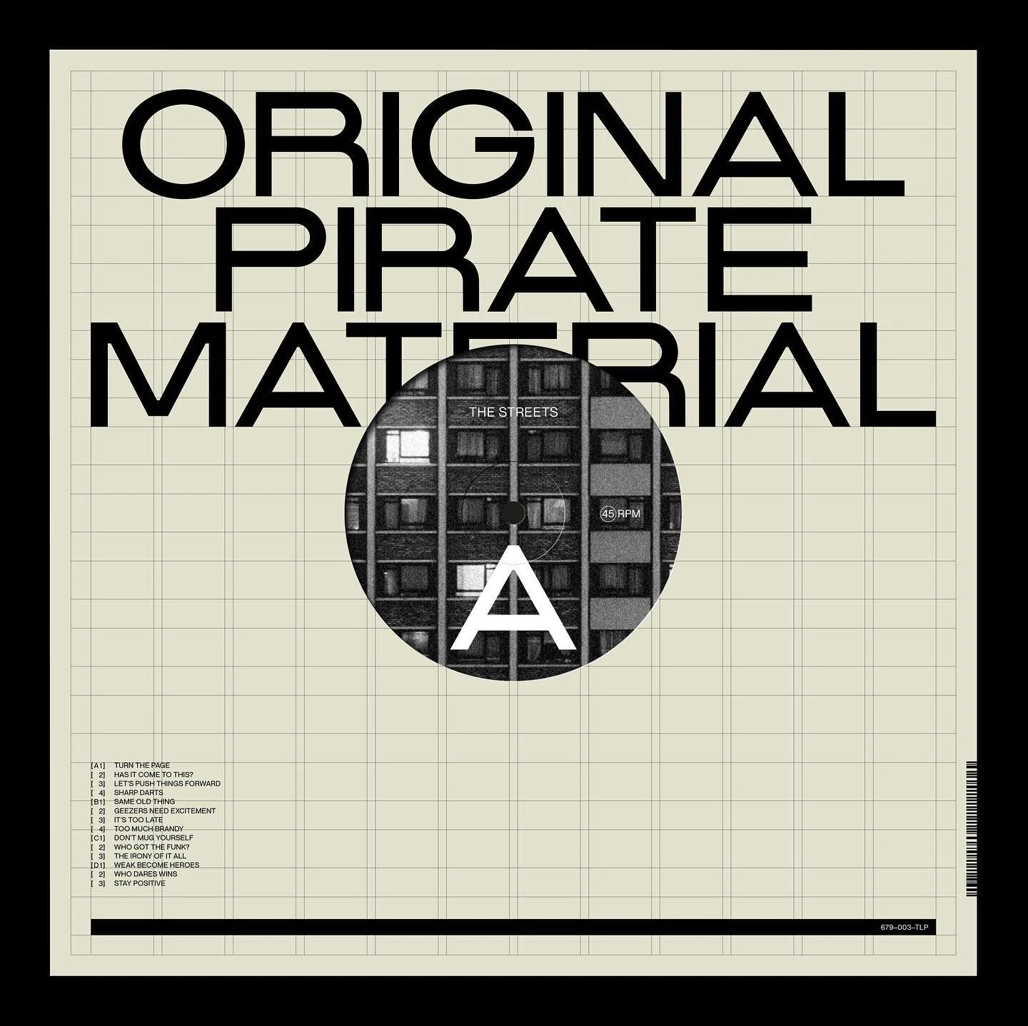 Original Pirate Material
.
Type testing and exploration using a WIP typeface I&rsquo;m currently playing around with. Using The Streets colt classic album Original Pirate Material as the playground
.
@mikeskinnerltd 
.
.
.
.
#type #typographic #curat