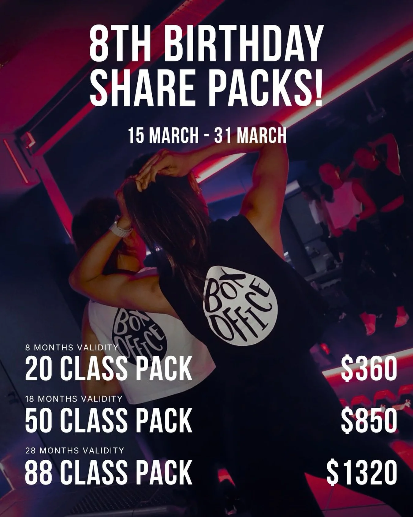 SHARE PACKS ARE LIVE 👏 (also, merch sneak 😉) #boxofficefitness