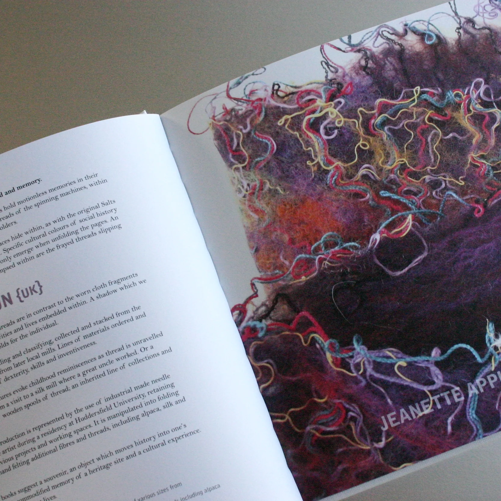 Cloth &amp; Memory {2} - Catalogue interior 5