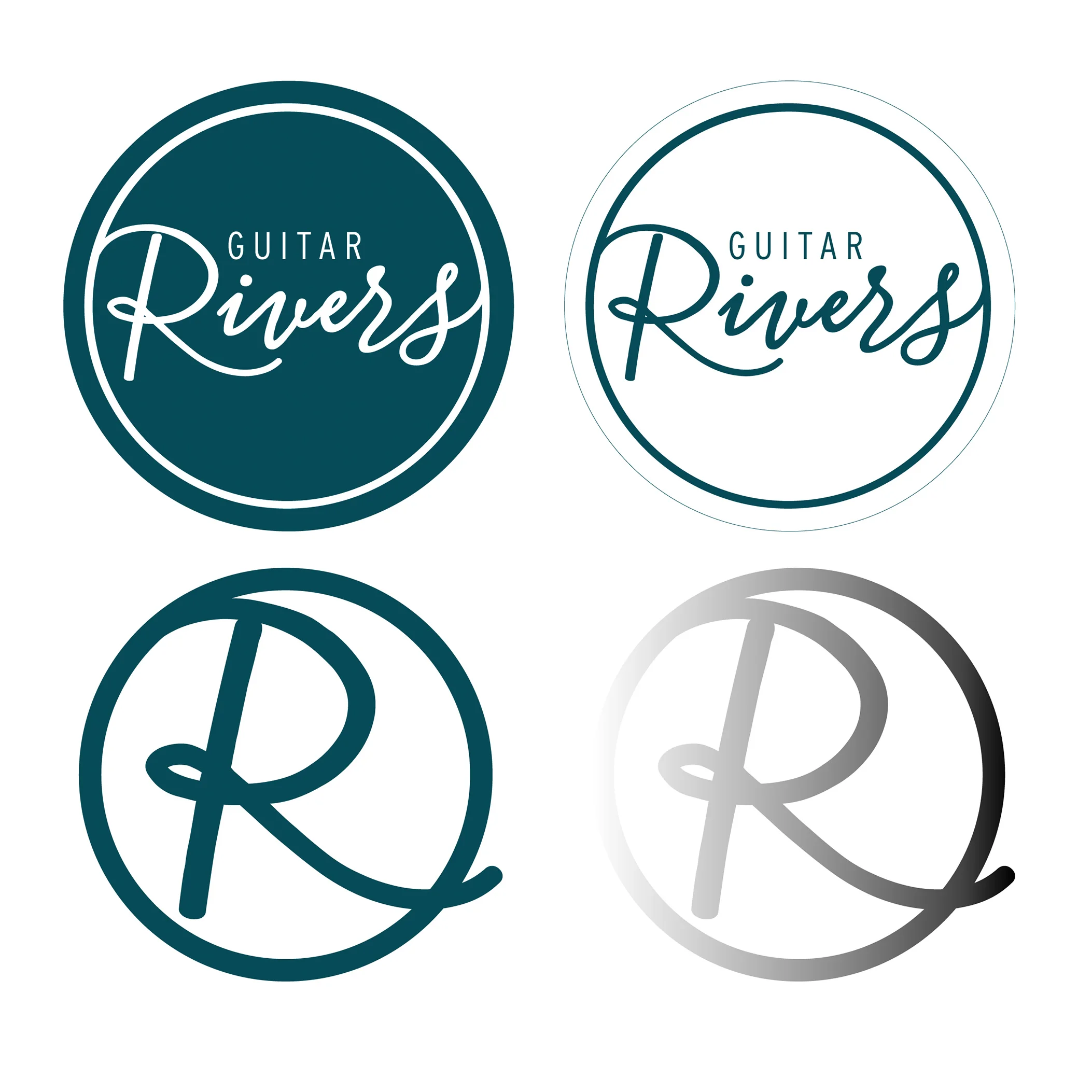 Guitar Rivers - logo concepts