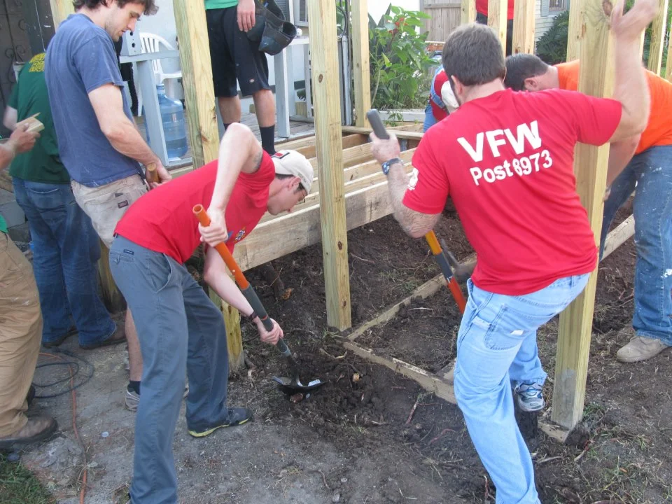 VFW Service Day with Rebuilding Together New Orleans