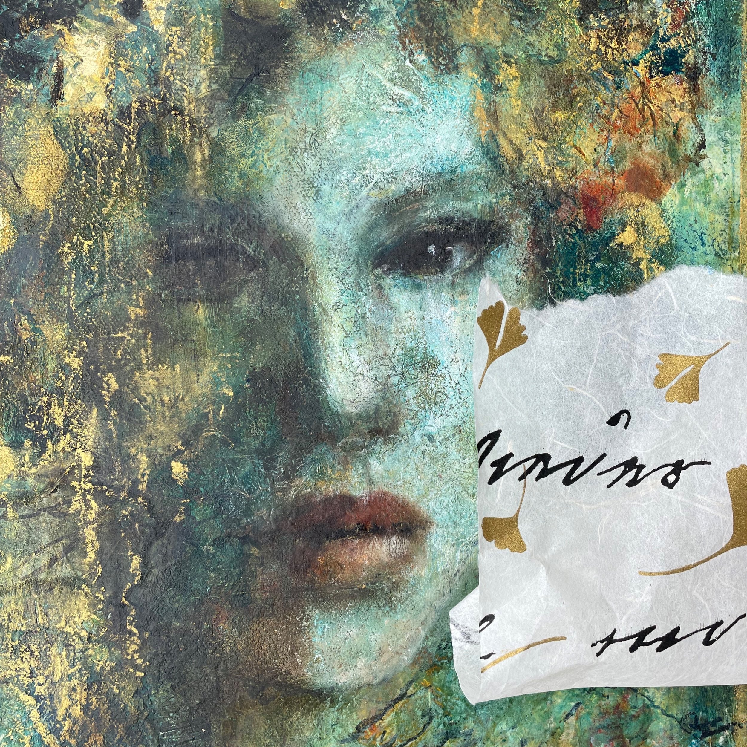 How to use collage in your cold wax and oil painting