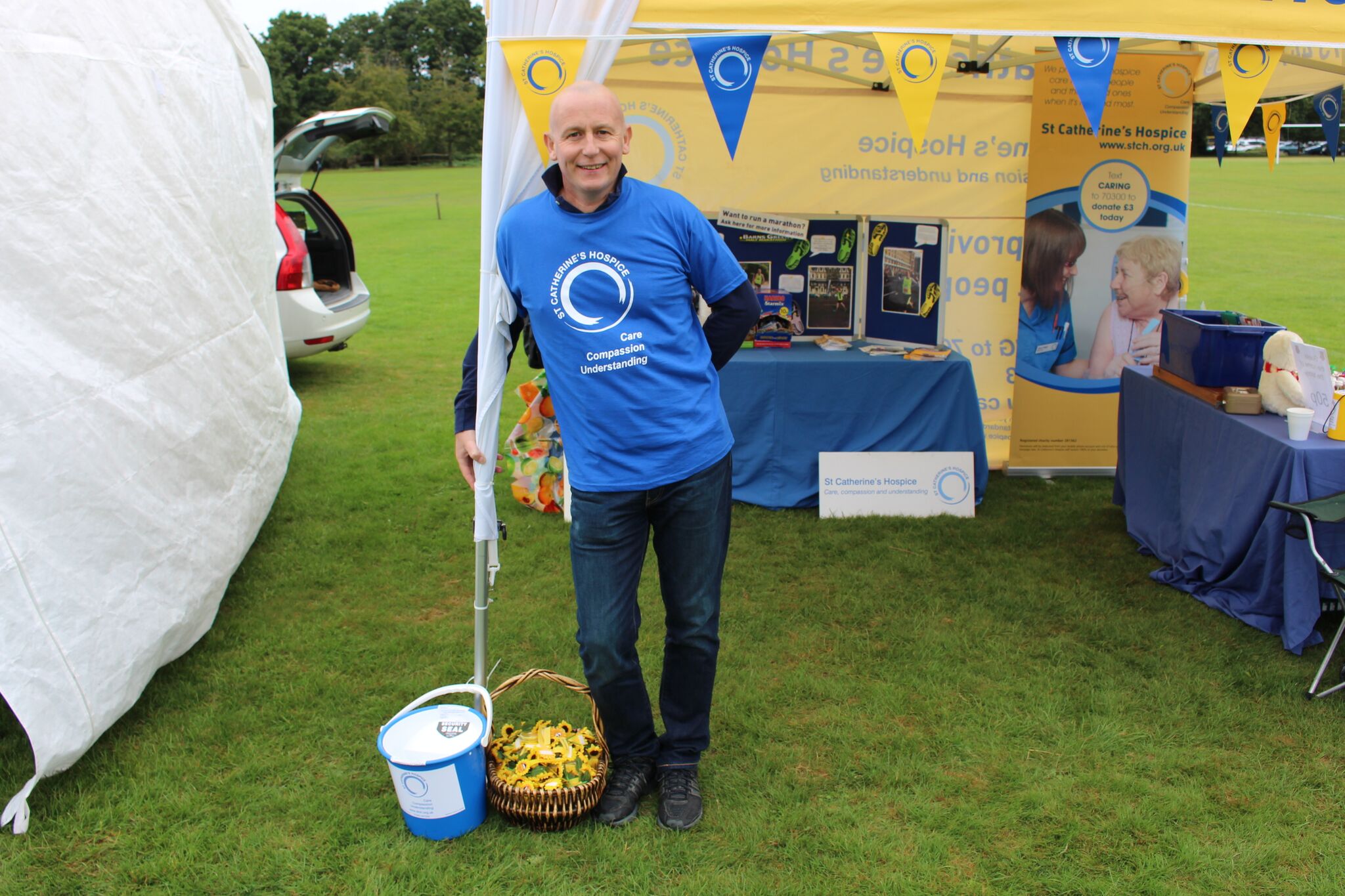 Mark Volunteering for St.Catherine's Hospice