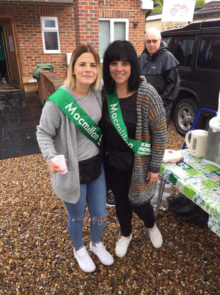 Josephine & Tricia volunteering at bake sale