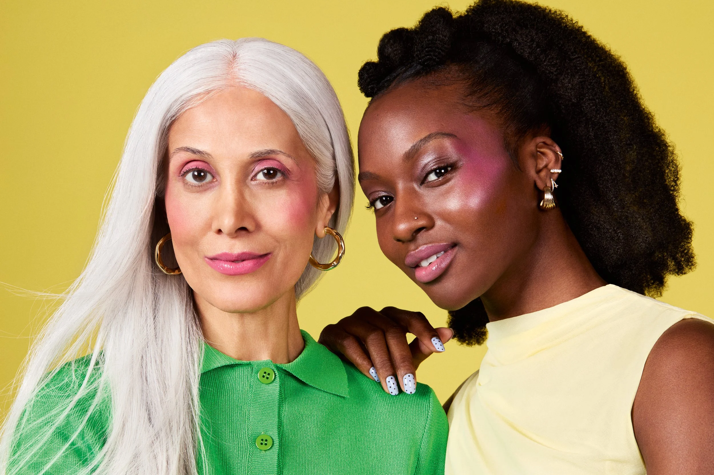  Eras beauty strory to show same trend worn by two different eras. This aligned with Superdrug’s instore campaign 