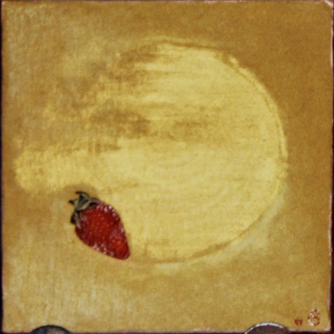 Fresa - 1997 oil on canvas. 30cm x 30cm (sold)