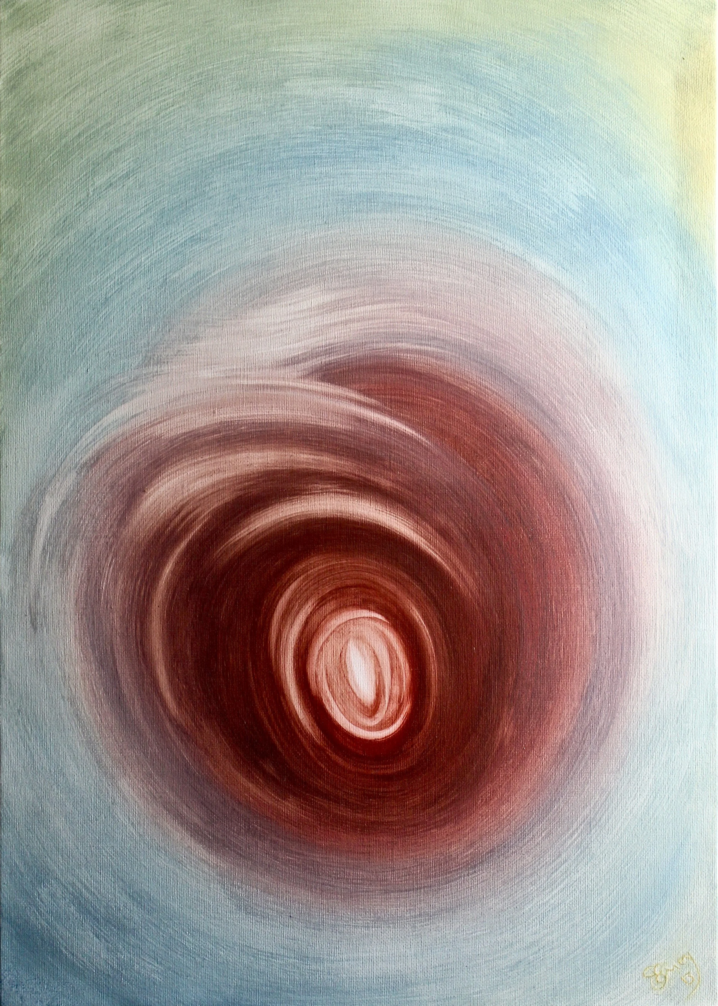 My Light Inside - 2013 acrylic on canvas 70cm x 100cm