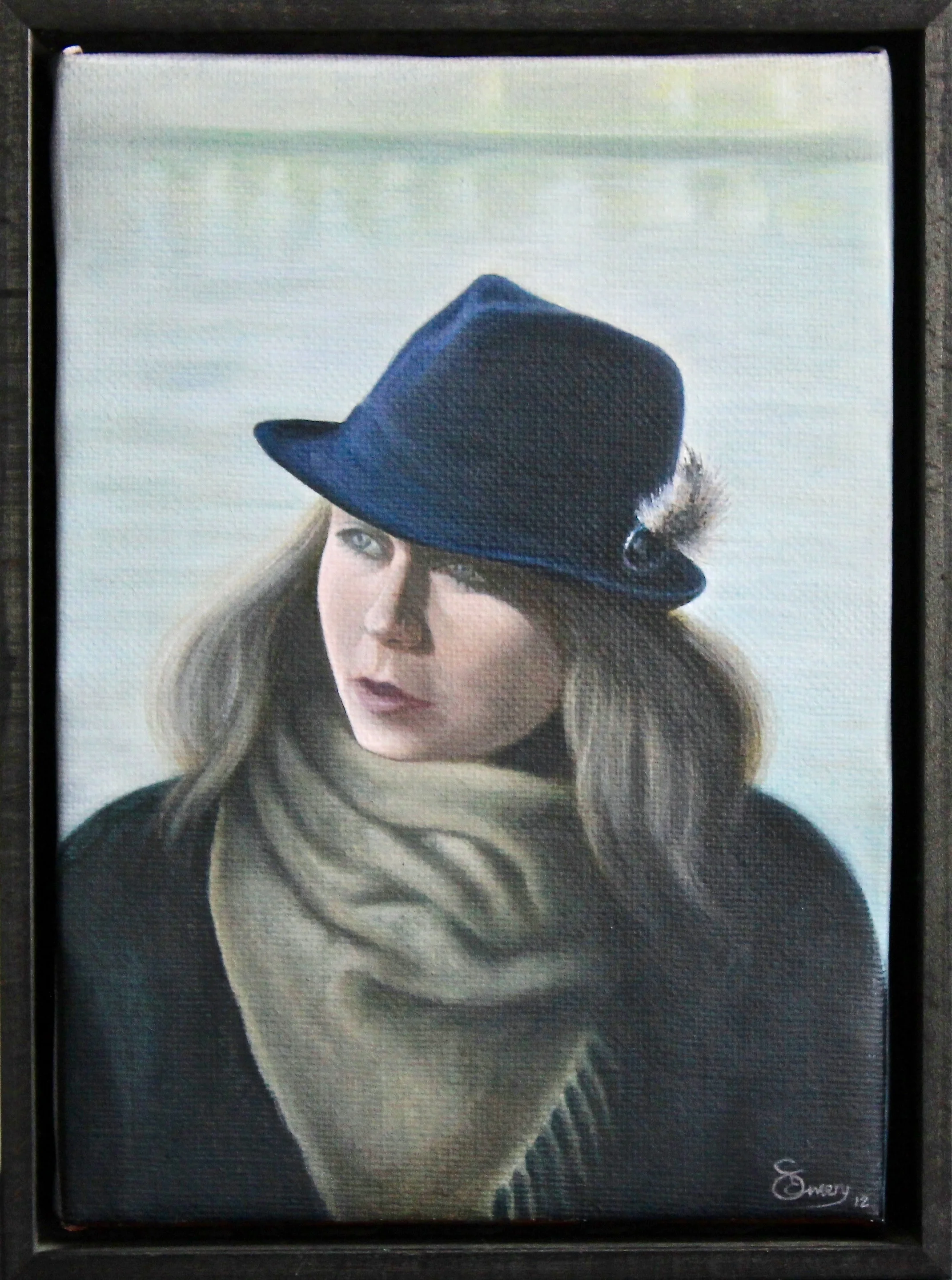 London Lunch - 2013 acrylic on canvas 29cm x 39cm
