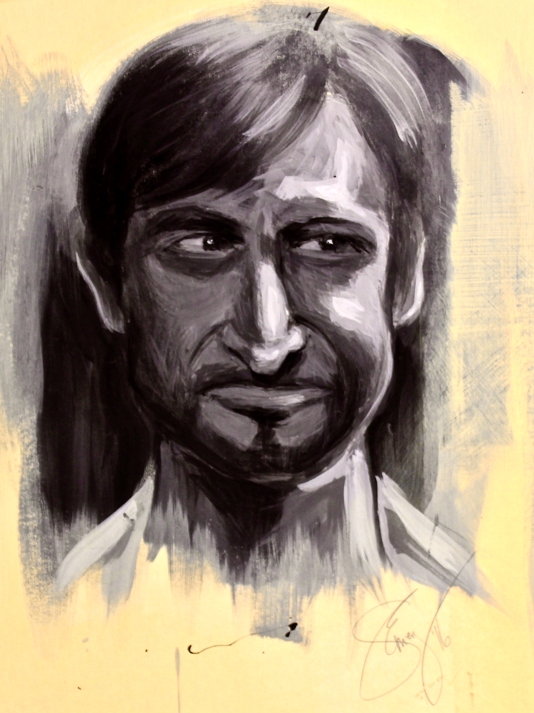 Julian - 2005 acrylic on board 38cm x 51cm
