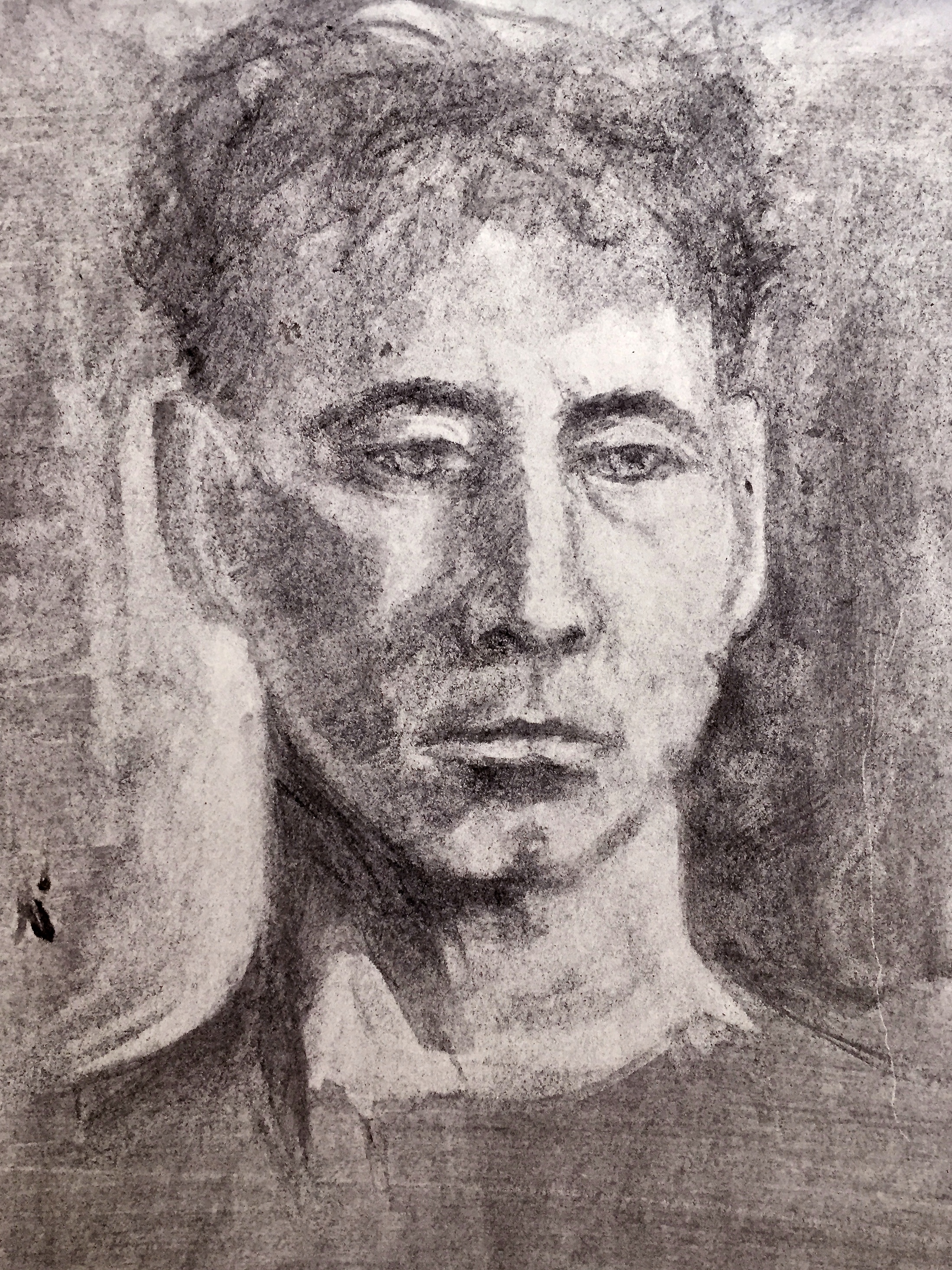 Flip - 2007 charcoal on paper 38cm x 51cm
