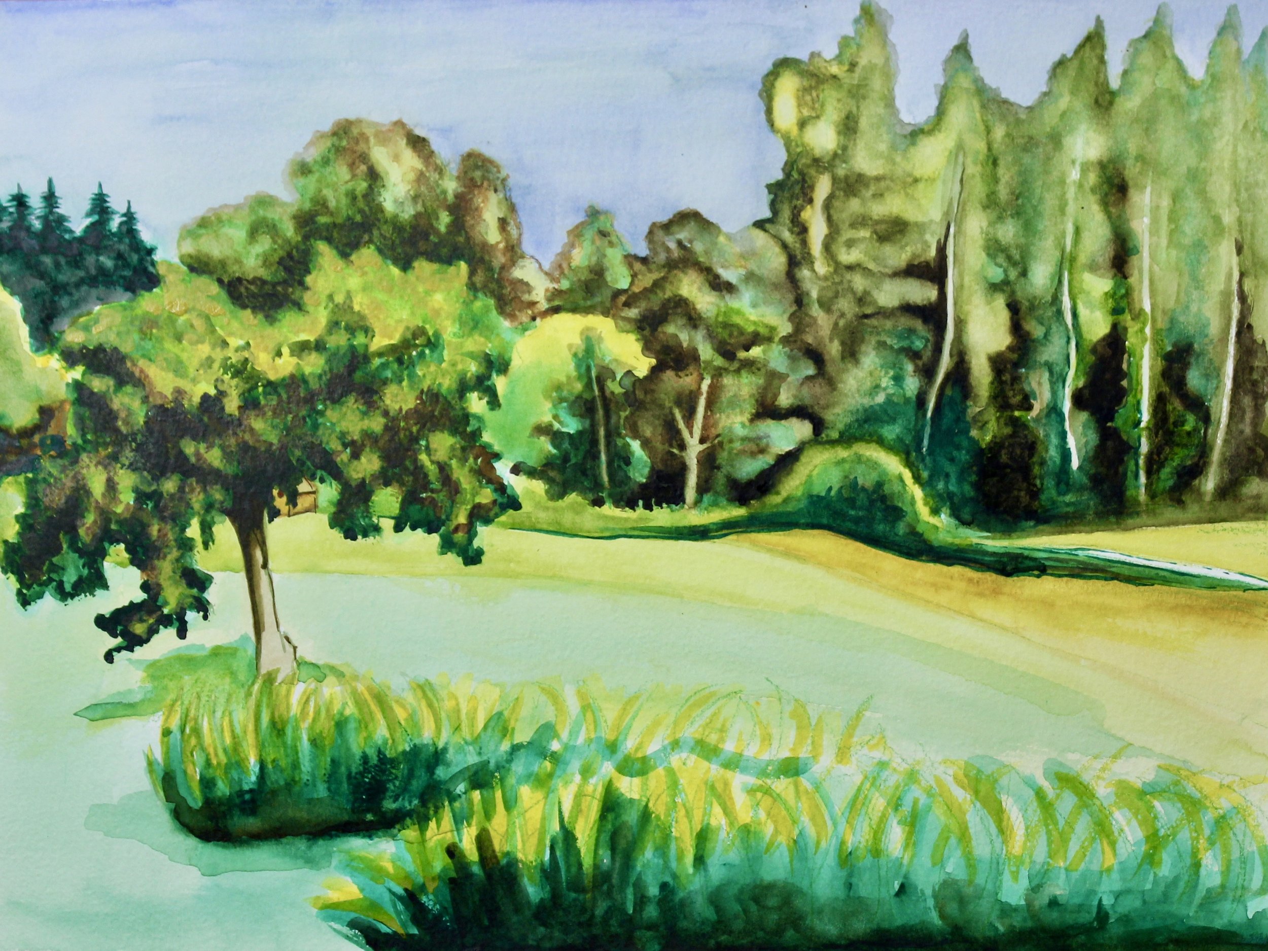 Mansfield 4 - 2003 watercolour on paper 20cm x 26cm