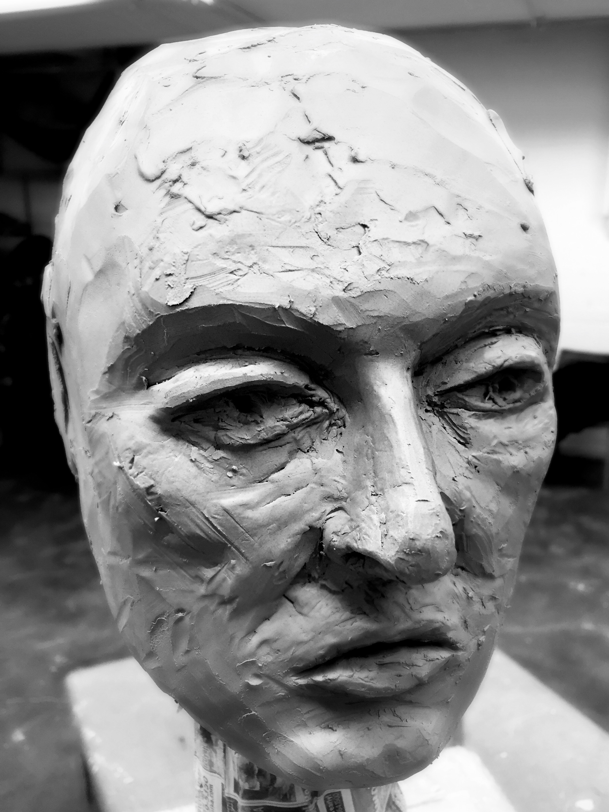 Her Stare - 2017 clay bust