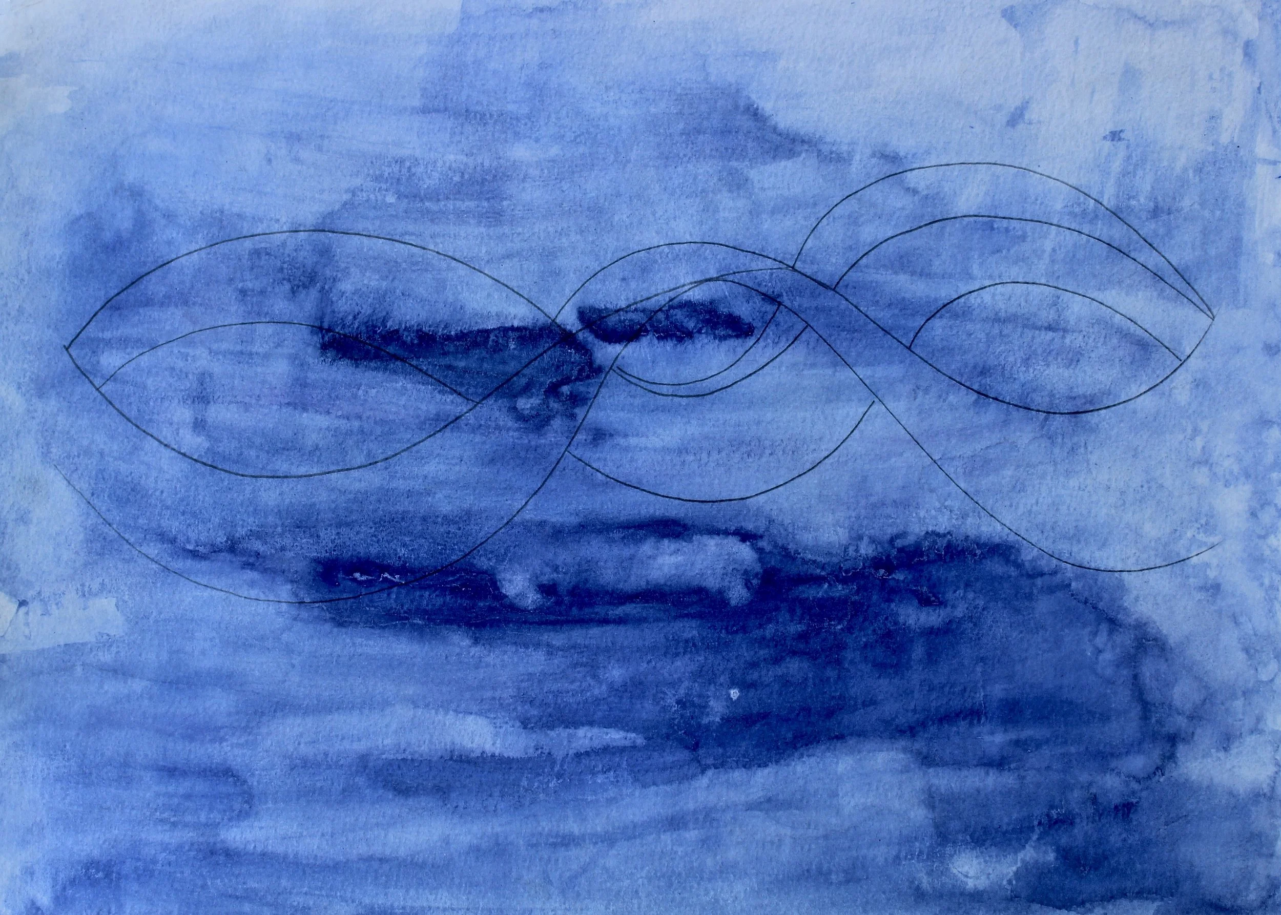 Beforethought- 2011 watercolour on paper 20cm x 26cm