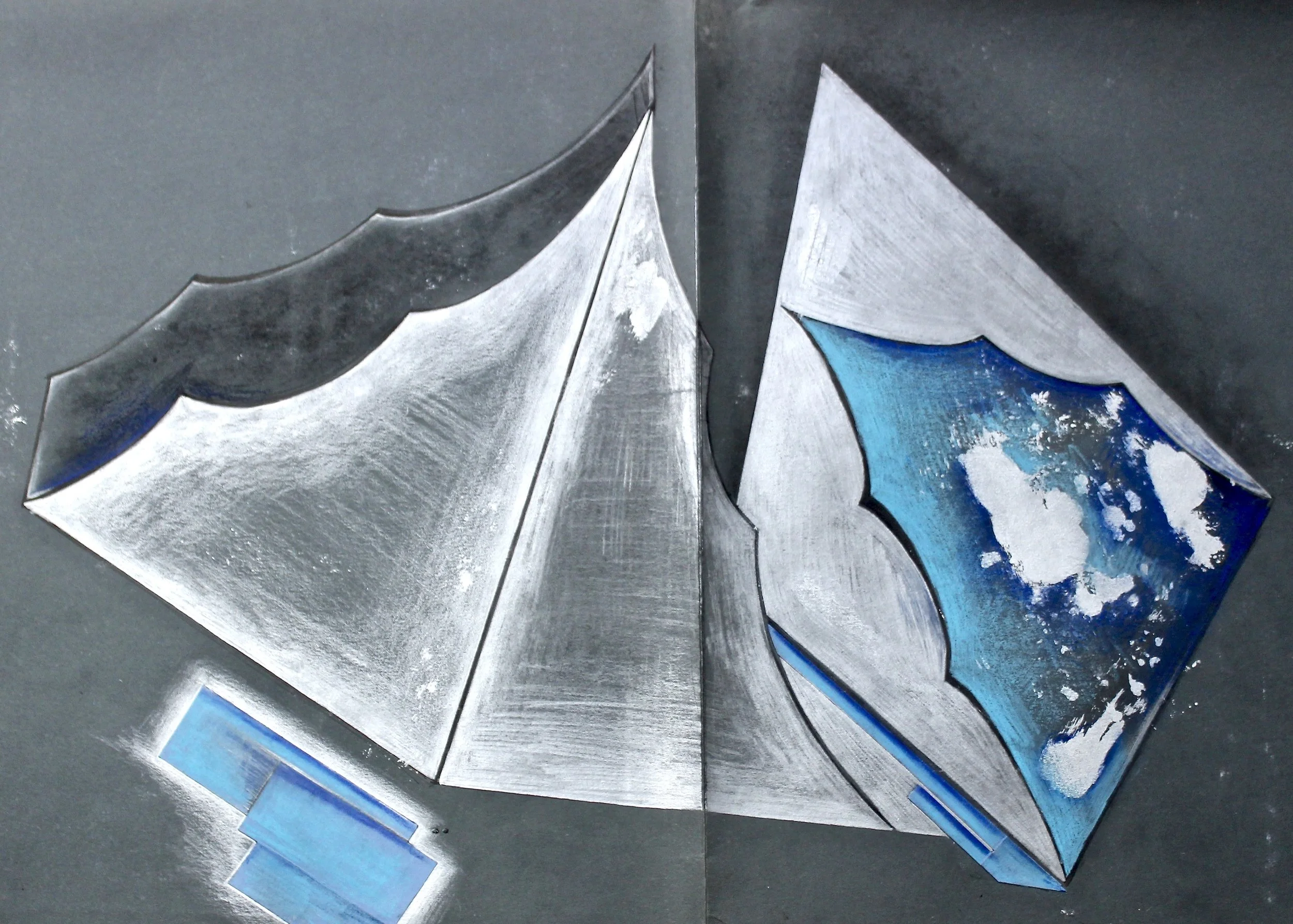 My Folder - 1991 watercolour on paper 20cm x 26cm