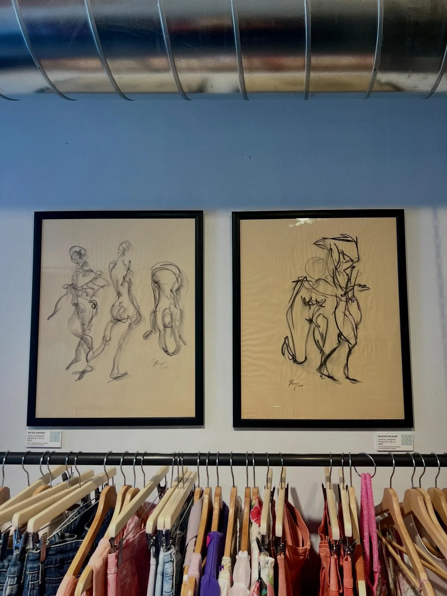 collection of quality framed drawings and paintings are now available for purchase at the beautifully curated vintage boutique in the heart of Toronto @soukandsilkshop 🌹

10% of sales supports @theredwoodto ❤️&zwj;🩹

open daily from 12-6pm ✨

#ikon