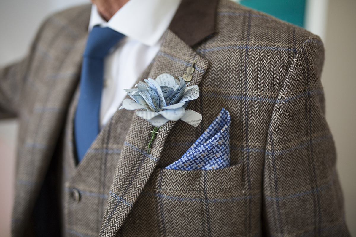 Father of the bride Buttonhole Sophie Lake Photography
