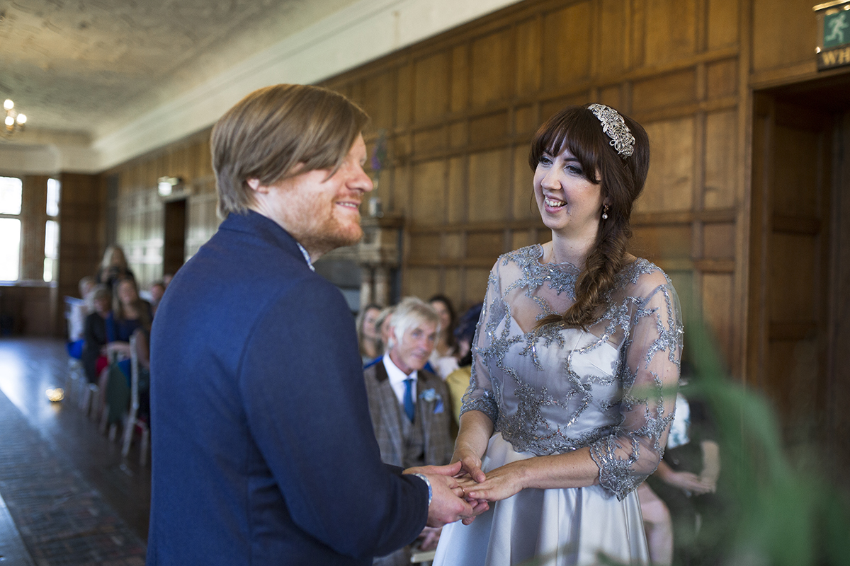 Bride and Groom laughing Sophie Lake Photography