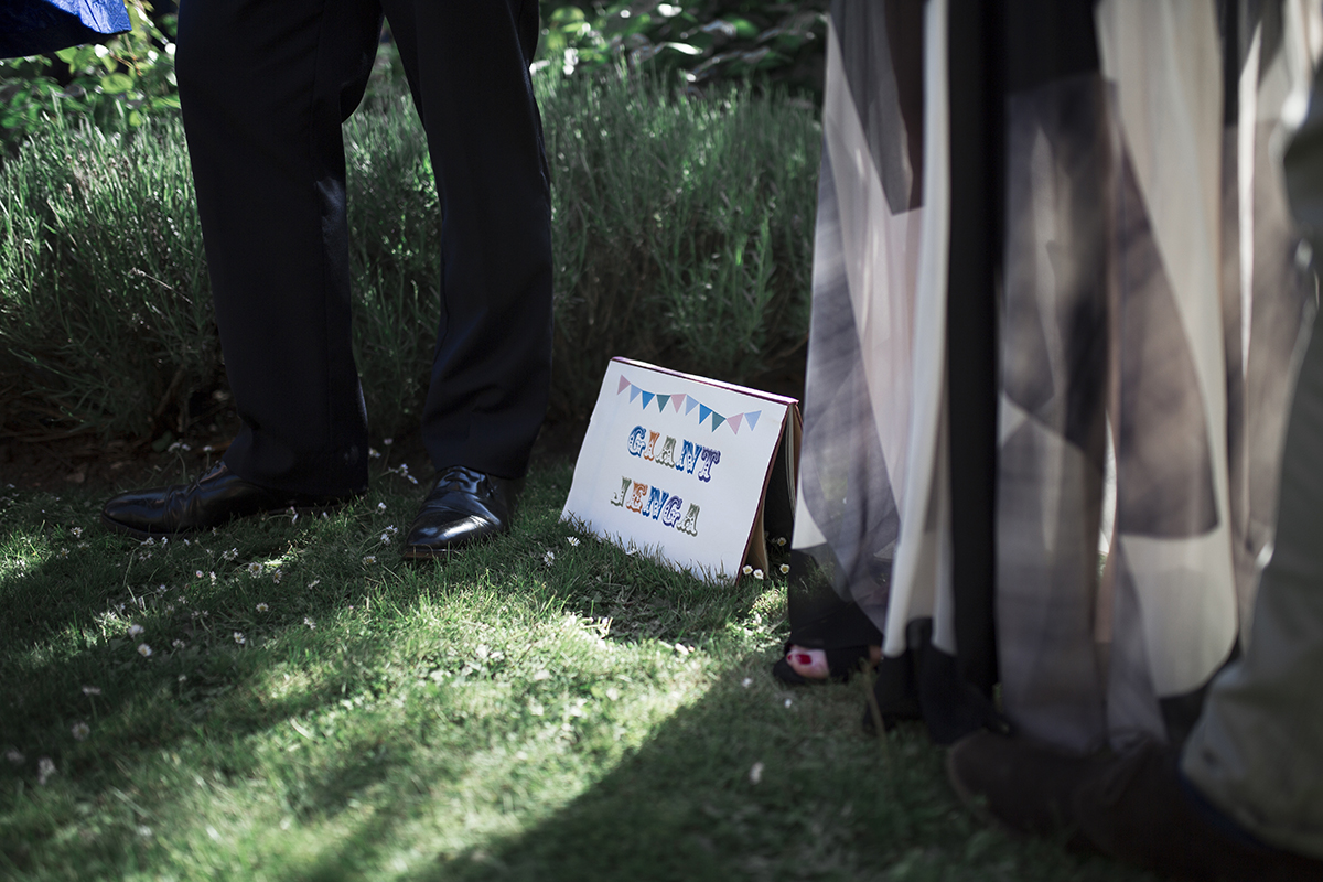Giant Jenga Wedding Sophie Lake Photography