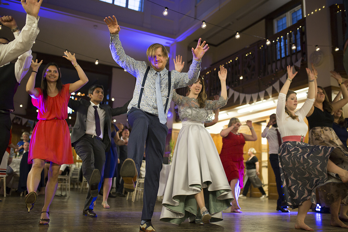 Wedding Guests Swing Dancing Sophie Lake Photography