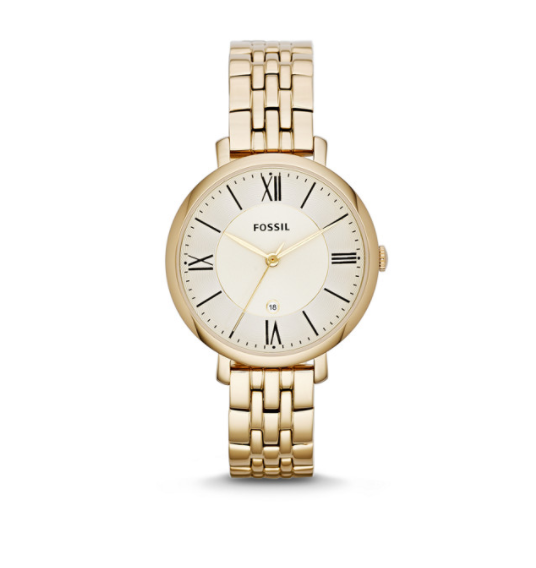 FOSSIL JACQUELINE GOLD-TONE