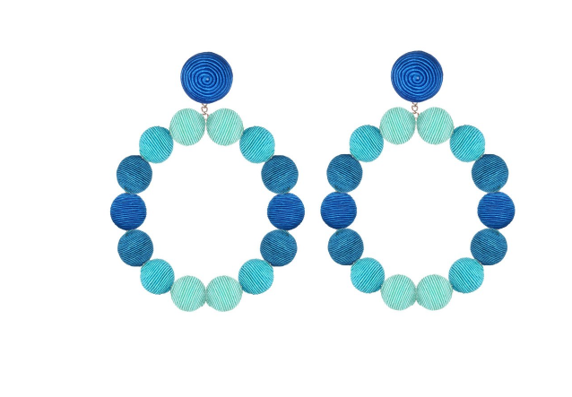 CJ LAING Sardegna Earrings - Blue Ombre