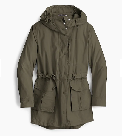 J Crew Perfect Rain Jacket