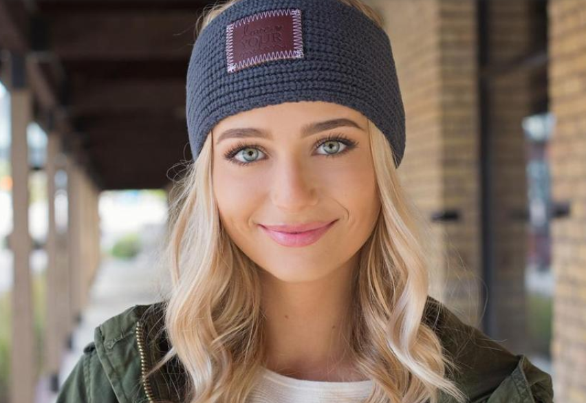 Love Your Melon Dark Charcoal Knit Headband