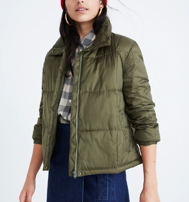 Madewell Travel Buddy Packable Puffer Jacket