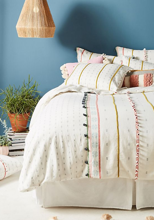 Tasseled Araya Duvet Cover