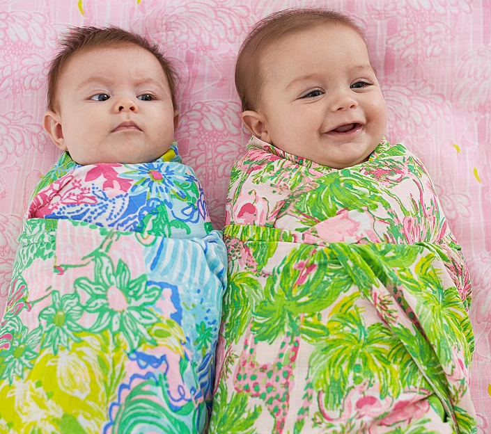 Flamingo Swaddle Set