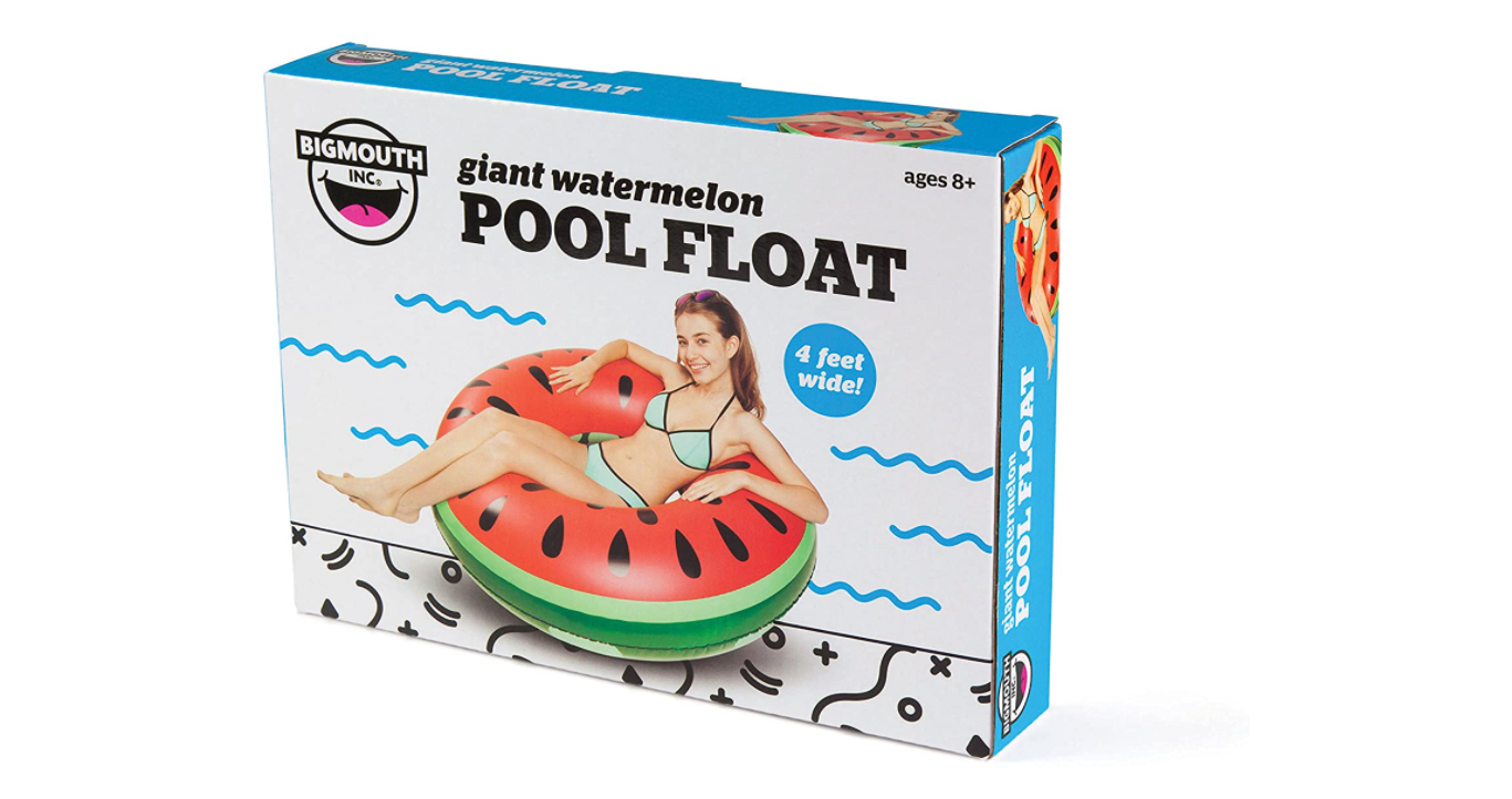 big mouth watermelon float as seen on my IG feed