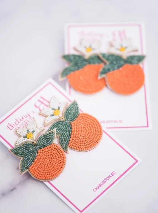 eh x ttt orange blossom earrings (obsessed)