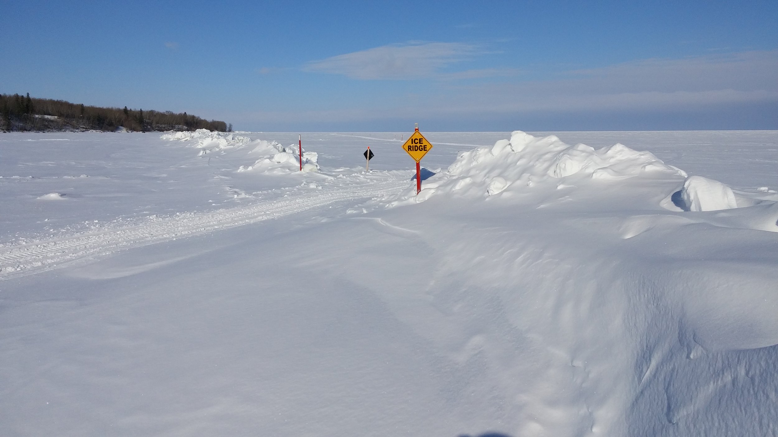 Ridges pose as barriers to travel and are collision hazards in winter and pose an early immersion risk in spring