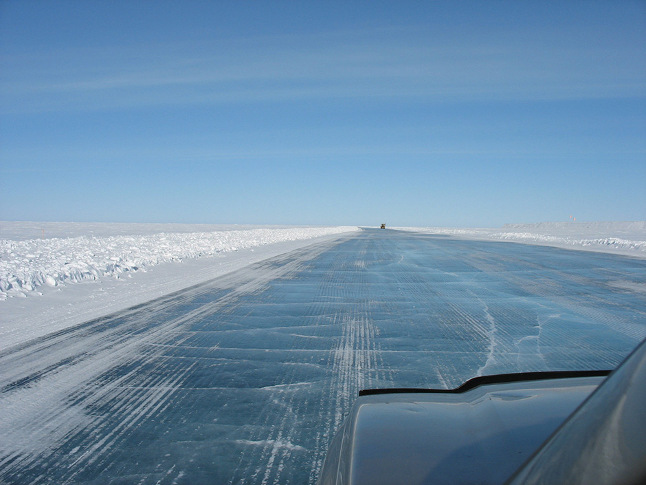  Ice Roads traverse many lakes which can benefit from ice hazard monitoring. 