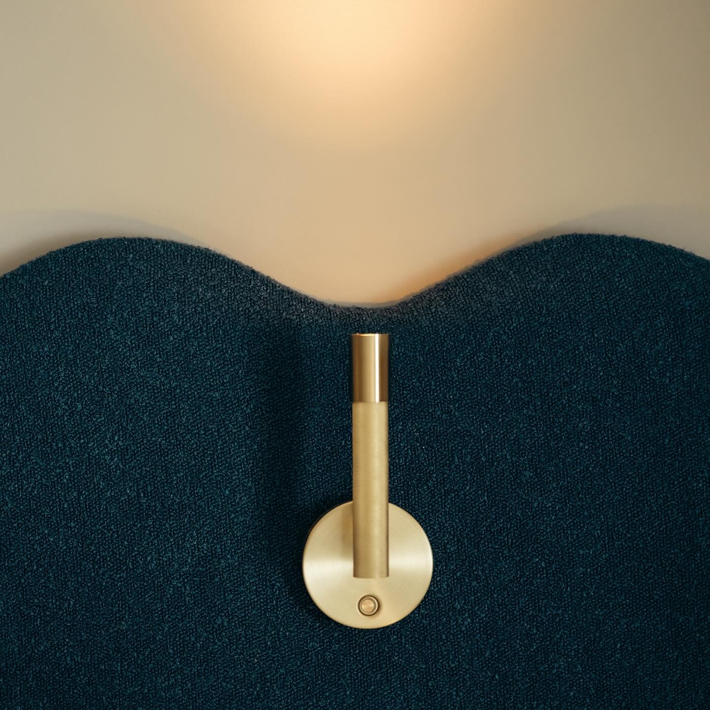 With our geometrical mindset, we prefer to work with one element that constantlty repeats around the space
through different materials but in a conscious and precise way - bedroom design in one of our project this year