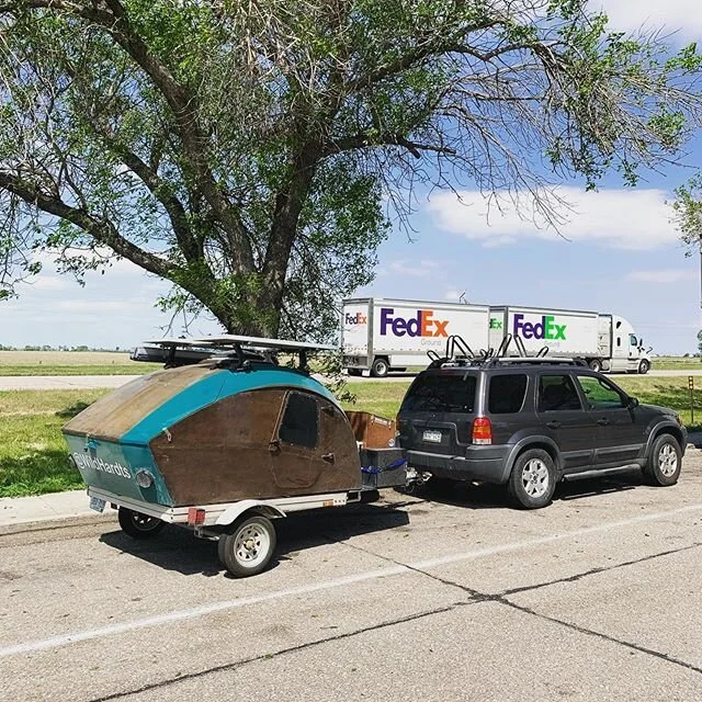 Working our way through Nebraska! been too long since our little camper has been on the road.