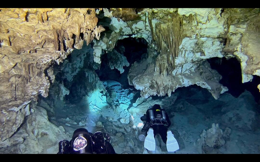 Experience cavern tour diving