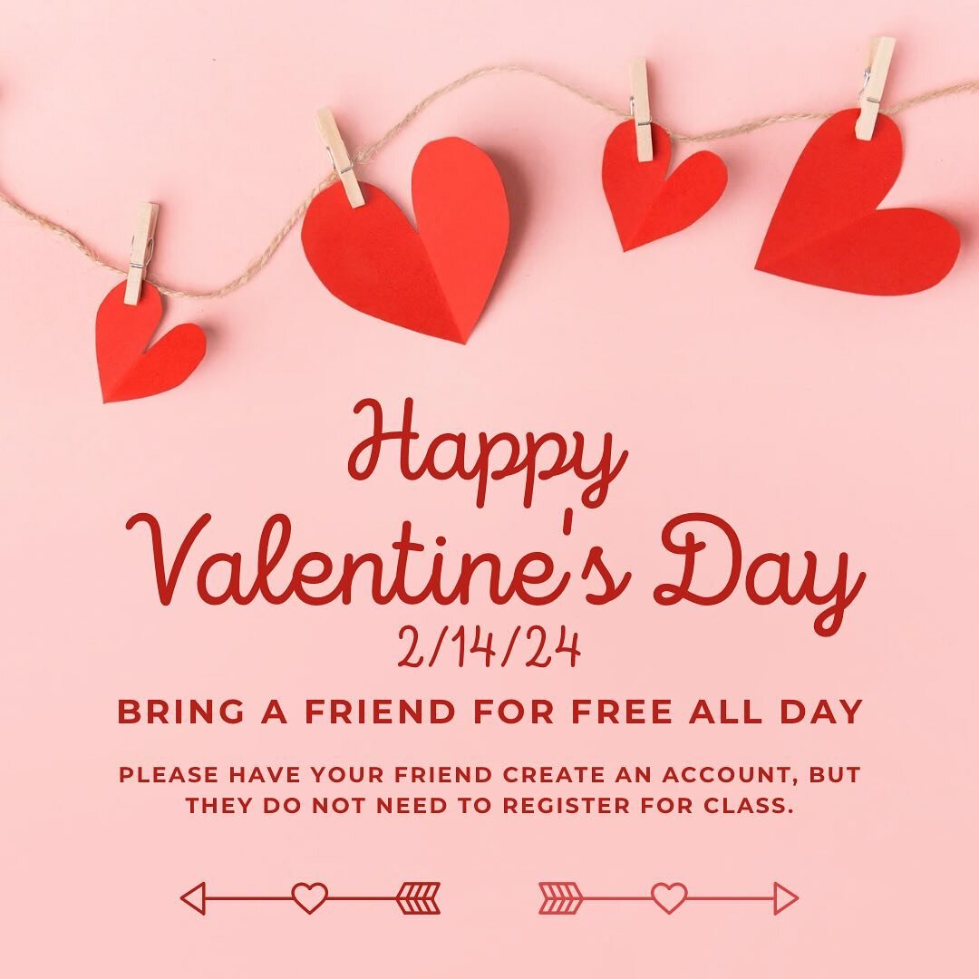 Bring a friend for free all day this Wednesday! 

#thosewhoworkouttogetherstaytogether #secretphysique #barre #barrebuddies #valentinesday #free #freeclass