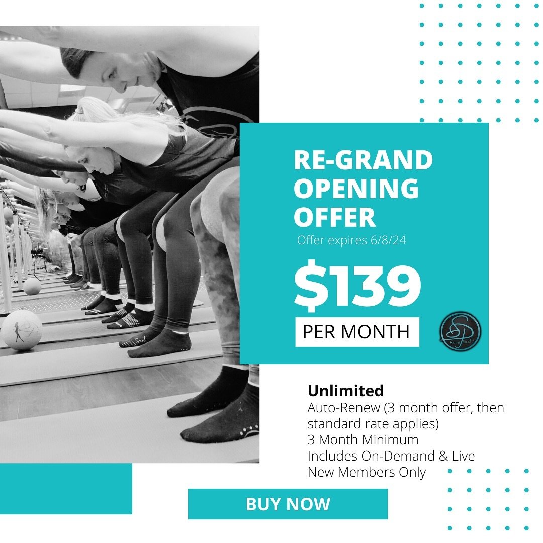 Limited time offer, new members only⭐️

#newmembers #secretphysique #pembroke #barre #barrestudio #barrefitness #fitness #workout #dance #poundfit #cardiobarre #exercise #fitness