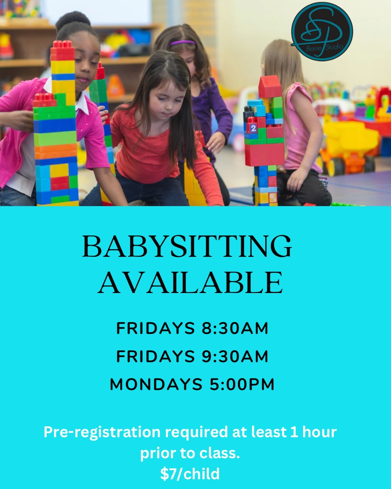 Monday Nights Just Added!

#babysitting #daycare #secretphysique #barre